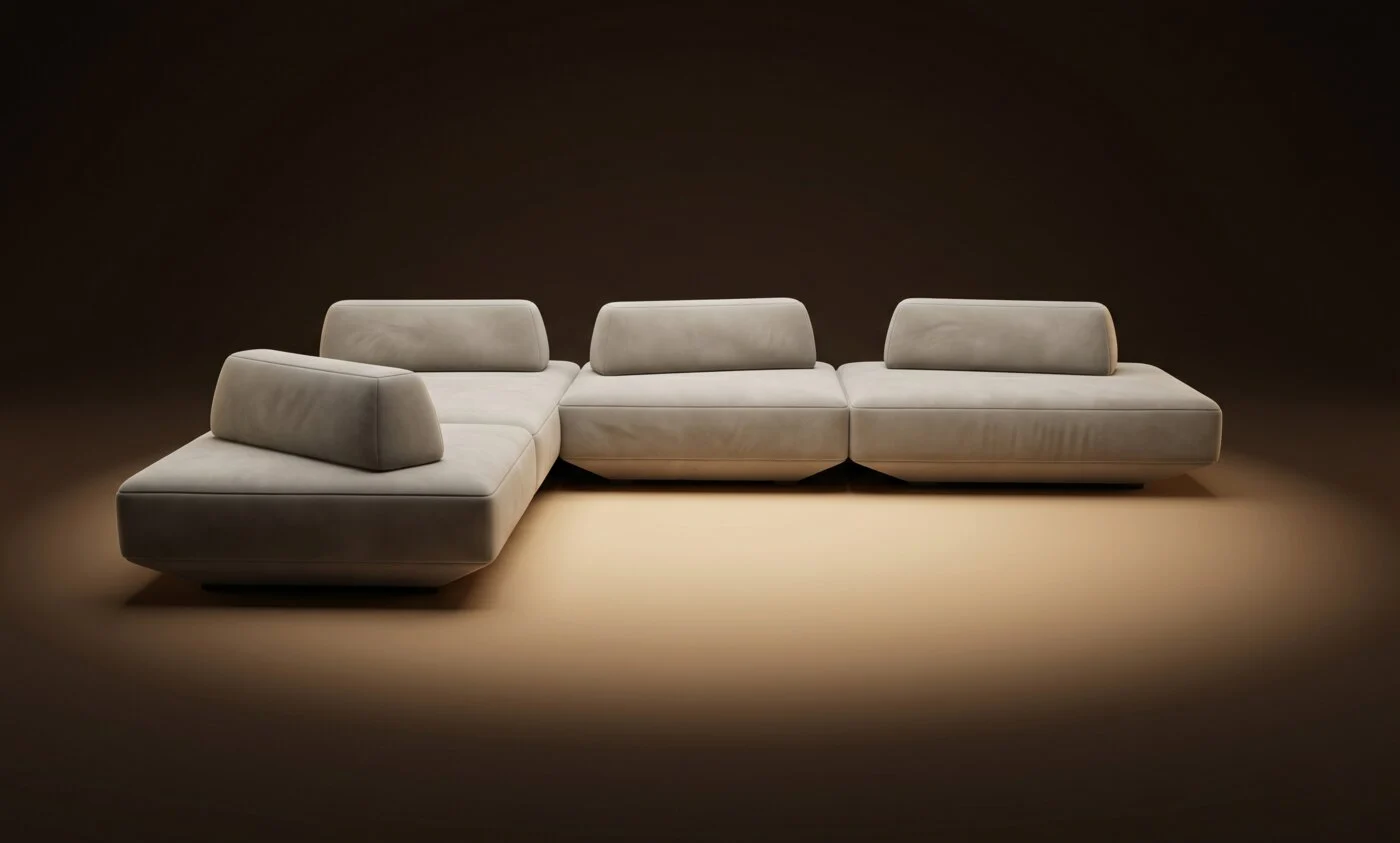 Deseda 5 seater sofa, 390 × 320 cm