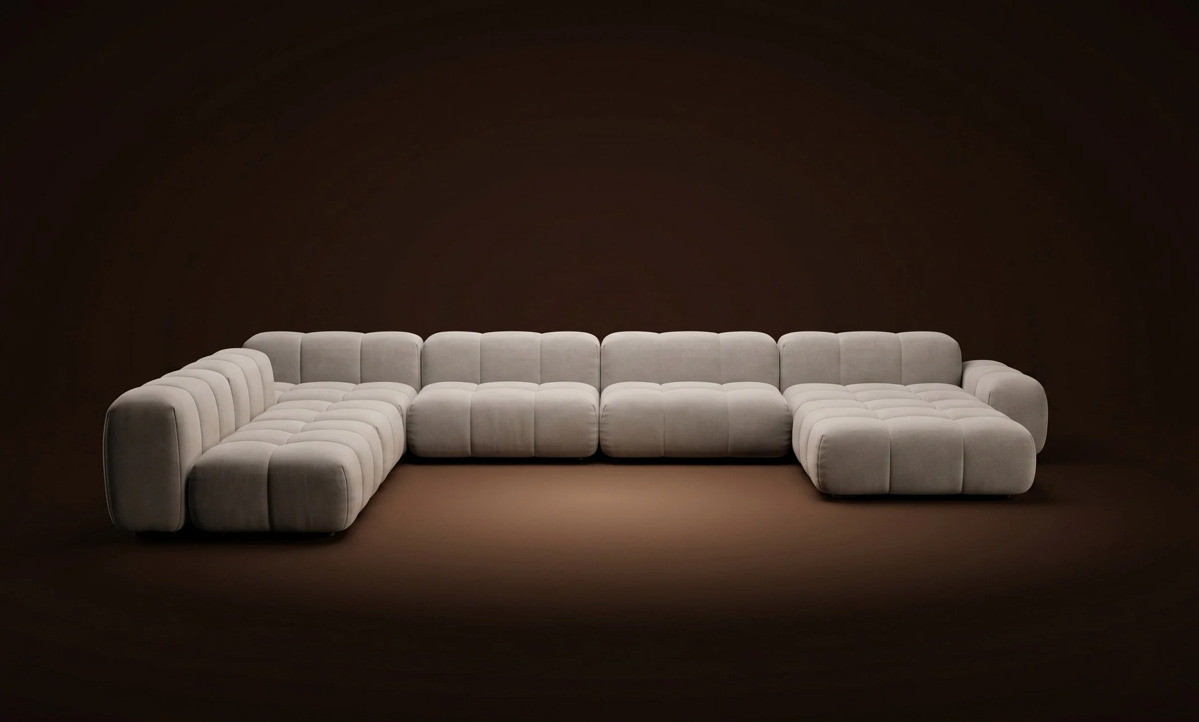 Nami 10-12 seater sofa, 546 × 388 cm
