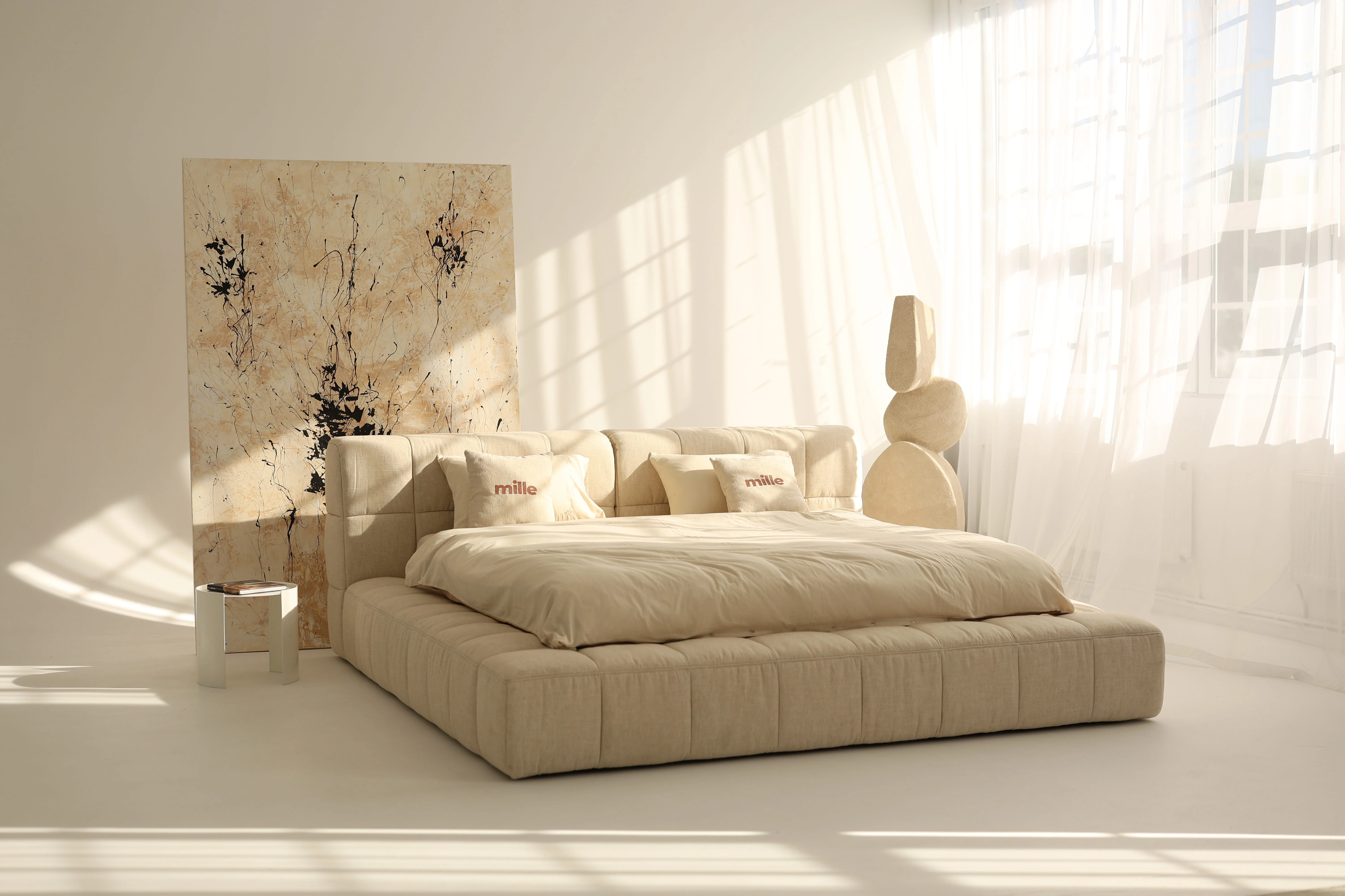 Lifestyle photograph of the Nao sofa