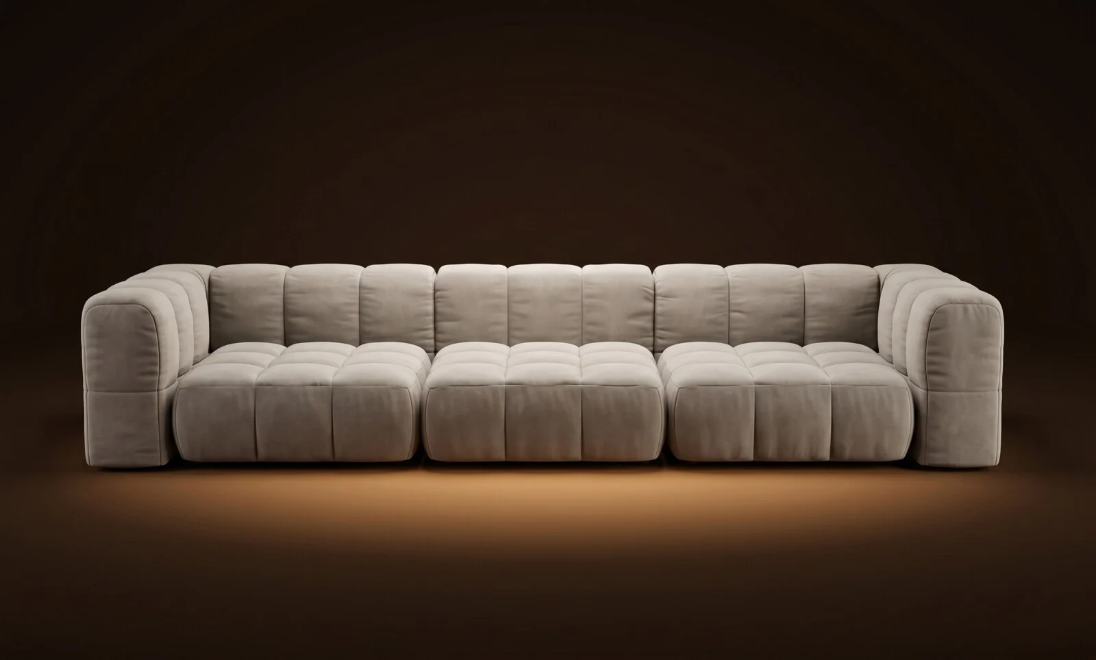 Soft 4.5 seater sofa, 340 × 124 cm